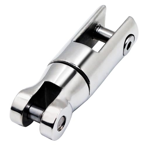 Laorde 316 Stainless Steel Boat Anchor Swivel Connector 1/4 inch - 5/16 inch Two Section Marine Grade Heavy Duty Anchor Chain Swivel