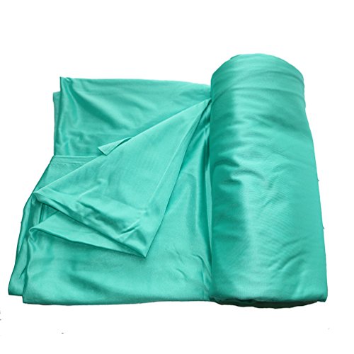 Wellsem Deluxe L:5.5 Yards W:3 Yard Pilates Yoga Flying Swing Aerial Yoga Hammock Silk Fabric For Yoga Bodybuilding(5Mx2.8M) (Seafoma Green) #TOP2