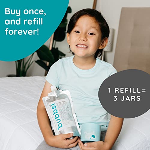 BUBBSI-Coconut-Baby-Oil-Balm-for-Diaper-Rash-Eczema-Cradle-Cap-100-Naturally-Derived-Vegan-Light-Natural-Scent-Organic-Coconut-Oil-EU-Compliant-Relieves-Itchy-Skin-Refillable-Jar-5oz