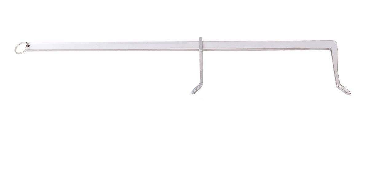 Divaricatore per animali selvatici, in acciaio INOX, lunghezza 50 cm