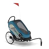 Cybex 2-in-1 Fahrradanhänger ZENO Bike, Als Kinderwagen umwandelbar, Von ca. 6 Monaten - ca. 4...