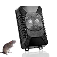 QOEOTUY Marderschreck Auto - Marderabwehr Auto mit Ultraschall, Unterstützt USB-Laden und 4 AA-Batterien - Marderschutz Anschluss an 12V Autobatterie, für KFZ, Motorraum, Garten, Dachboden