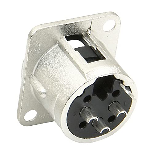 Yegafe 10 Pack Lot Xlr 3-Pin Male Panel Mount Chassis Microphone Jack Audio Connector #TOP3