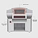 BEZADI 1800W High-Speed Hand Dryer, Automatic Hot & Cold Airflow, Wall Mounted, Compact Commercial Hand Dryer for Home, Industry, Bathroom - 110V, Silver, ABS