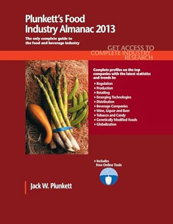 Plunkett's Food Industry Almanac 2013: Food Industry Market Research, Statistics, Trends & Leading Companies book cover