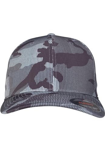 Flexfit Stripe Cap, Dark camo, S/M