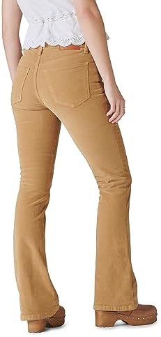 Lucky Brand Women's High Rise Corduroy Stevie Flare Jean, Cider, 24Wx30L - 1