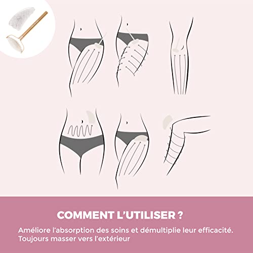 Anti rétention d'eau et cellulite : le kit de massage corporel en quartz cristal - 6