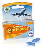 EarPlanes Kinder – Ohrstöpsel zum Druckausgleich im Flugzeug, hilft Druck und Ohrenschmerzen beim Fliegen zu vermeiden, für Kinder ab 1 Jahr, 2 Stück