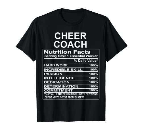 Cheer Coach Gifts Appreciation drôle T-Shirt