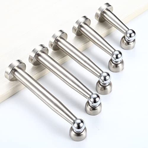 Tope de puerta magnético para evitar golpes en la pared, acero de 17cm 6