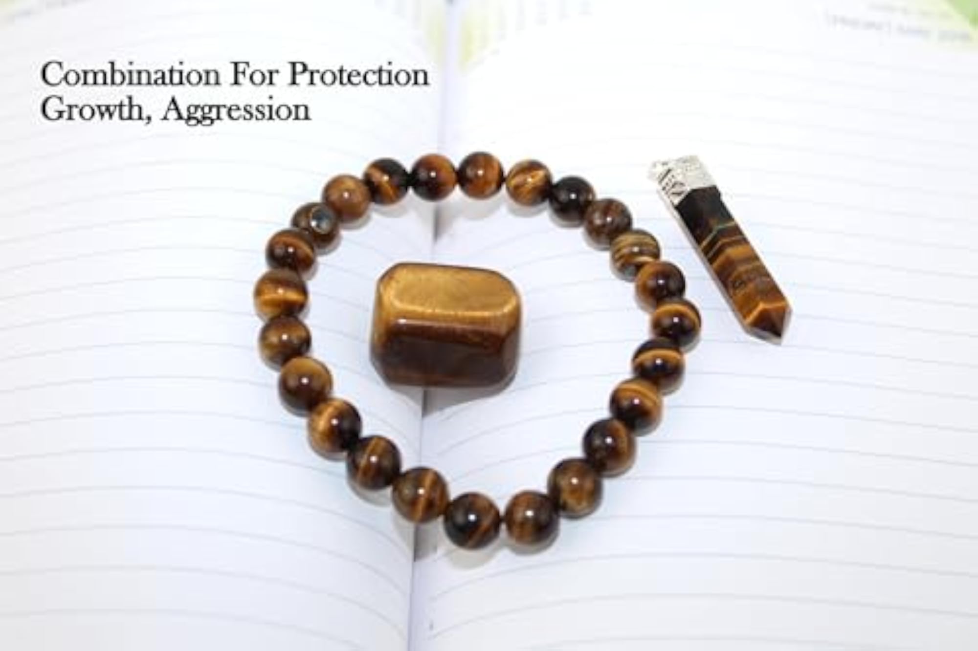 Jet Tiger Eye Stone Crystals for Protection and Confidence