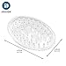 iDesign Plastic Soap Dish, Soap Saver, and Kitchen Sponge Holder - Set of 3, 0.75” x 3.25” x 4.75”, Clear