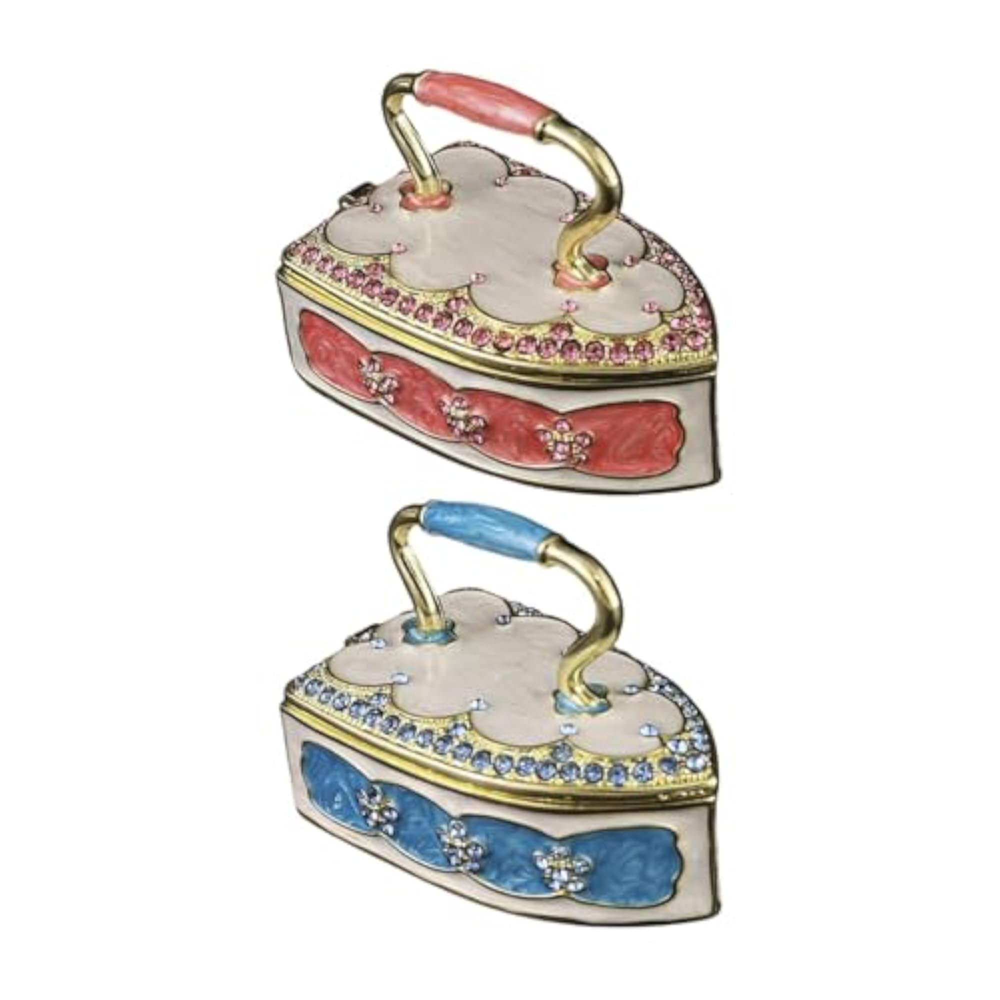 Enameled Trinket Box Decor Sturdy Birthday Present