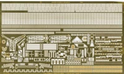 White Ensign Models 1/350 USS North Carolina Photoetch Enhancement Parts