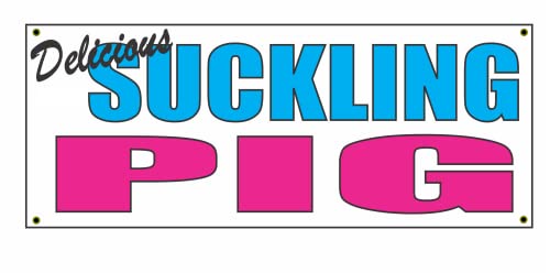 Suckling Pig Banner Sign 2x5