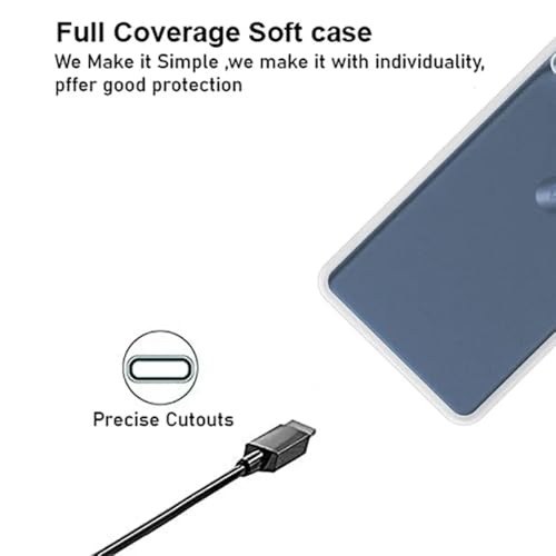 Image of DIZORO Case for Motorola Edge 50 Fusion 5G, Military Grade Drop Protection Phone Case, Yellowing Resistant, Anti-Scratch Hard PC Back, Shockproof Hard Ultra-Thin Protective Cover, Clear