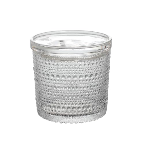 Iittala - Kastehelmi - Vorratsbehälter/Dose mit Deckel/Vorratsglas - 116x114mm - Klar