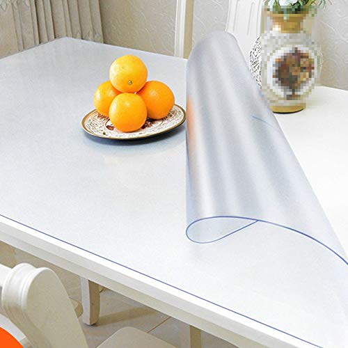 Nappe transparente imperméable en PVC 1.6mm tapis de protection sol 70x140cm - 3