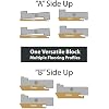 CalFlor KI75155 Installation Kit VersaBlock, Pull Bar & Spacers for Laminate & Engineered Wood