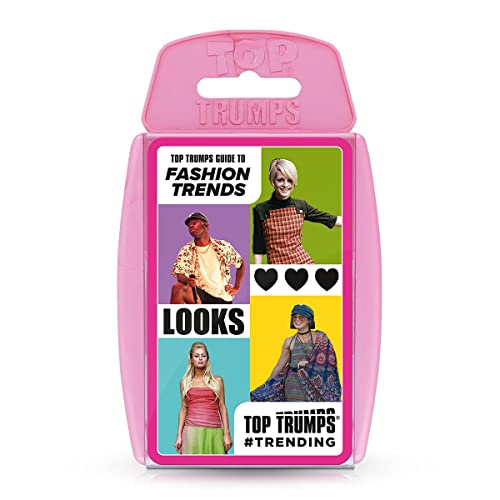 Top Trumps Guide to Fashion Trends Specials Kartenspiel, Spielen Sie mit 30 der angesagtesten, kultigsten und unverwechselbarsten Modestile, lehrreichen Geschenken und Spielzeugen für Jungen und Mädch