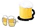 Produktbild Alsino Party Outfit Bier Fan Set Bierhut Brille Bierkrug Bierglas Humpen Karneval Partyoutfit KV-99
