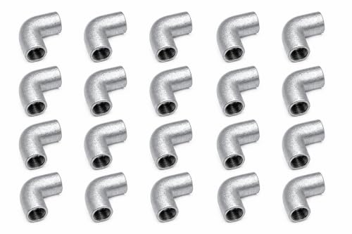 Image of Niglon 20MM Galvanised Conduit Solid Elbow for use with Electrical Conduit Systems 1,5,10,20 (20)