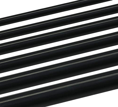 Ucreative 6PCS 5ft High Performance Automotive Silicone Vacuum Tubing Hose line Kit 3mm 4mm 5mm 6mm 8mm 10mm Inner Diameter (Black)