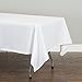 LinenTablecloth 60 x 102-Inch Rectangular Polyester Tablecloth White