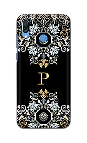 Image of Printed Hard Back Cover Case for Honor Play Back Cover (Alphabet P) -1803