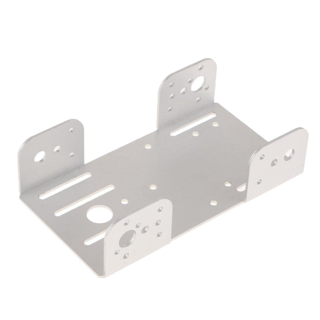 DIY Roboterchassis Kit Motor Raupenfahrzeug, Silber