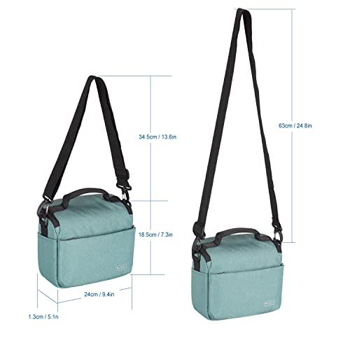 Dulepro Camera Bag, Compact Waterproof And Anti-Shock Theft Camera Shoulder Crossbody Bag Case Compatible For Nikon, Canon, Sony Slr/Dslr Mirrorless Cameras And Lenses #TOP4
