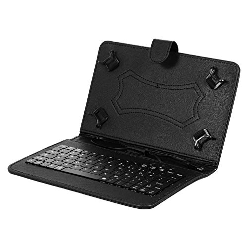 Capa de capa de couro PU magnético fólio dobrável dobrável sem caneta de teclado para tablet Android