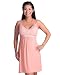 Kindred Bravely Lucille Nursing Nightgown & Maternity Gown (Rose Petal, Large)
