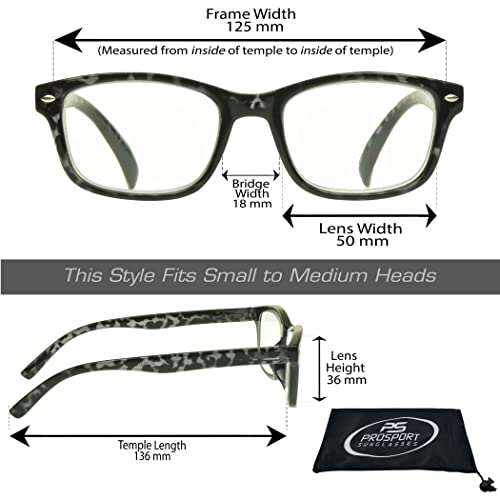 Image of proSPORT Multifocal Progressive 3 Magnifications in 1 Lens No Line Computer Gaming Reading Glasses for Men & Women