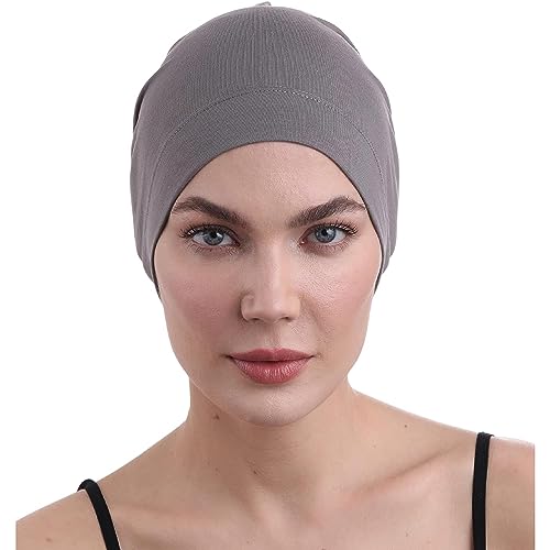 Foto von Deresina Schlafmutze Kopfbedeckung Chemo - (Grau)