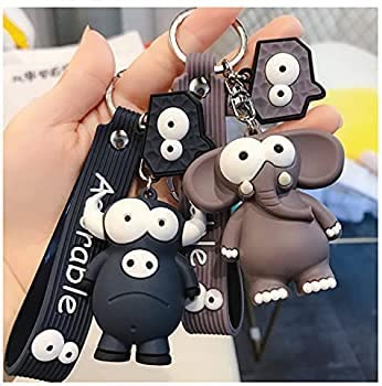 Image of Cute Cartoon BTS Keychain for Girls and Boys - Gift for Army and Kpop Lovers - Bag, Luggage Keyrings, Albums Keys Gifts