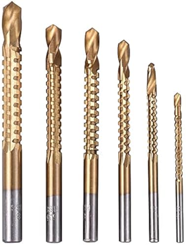 Titanium HSS Drill Bit Set, 3-8mm for Wood, Wall, Metal