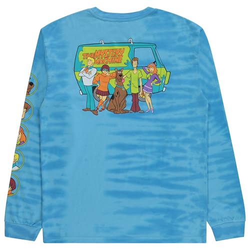 Scooby Doo Mens Throwback Shirt, Shaggy, Velma Tee - Throwback Classic Long Sleeve T-Shirt2