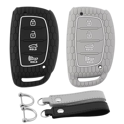 Funda protectora silicona Hyundai para evitar roturas del mando sin llave de 4 botones