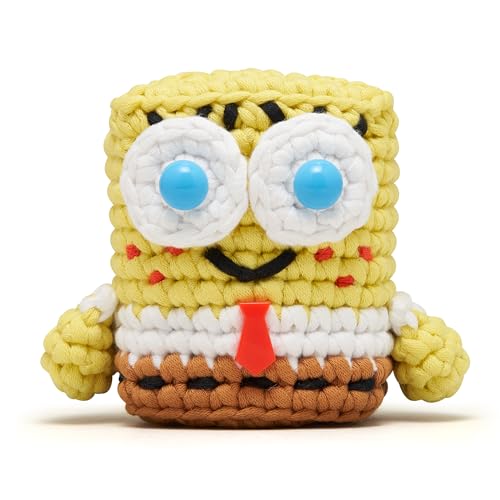 The Woobles Spongebob Crochet Kit for Beginners (Spongebob)