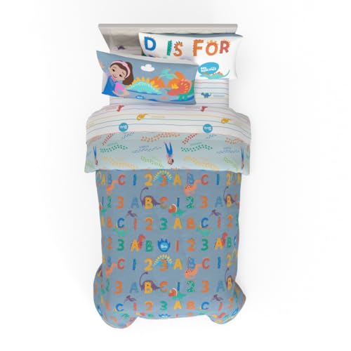 Franco Comforter and Sheet Set with Sham, Microfiber, Ms. Rachel, 5 Piece Twin Size