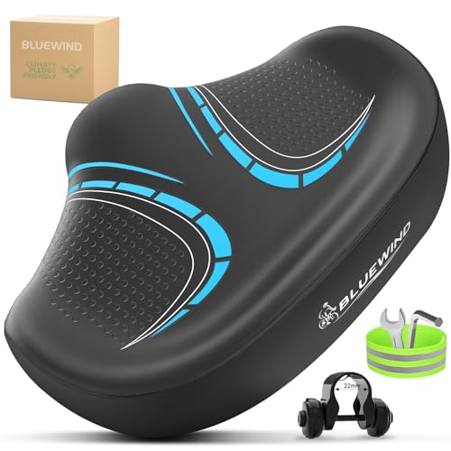 BLUEWIND Noseless Oversized Bike Seat