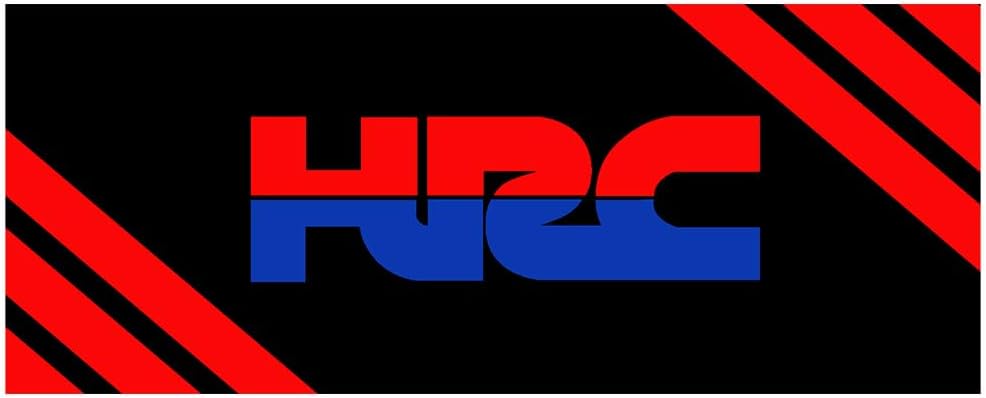 Motorcycle Garage Mat for Honda Bikes HRC - for CBR, Fireblade, Rebel, Africa Twin, CRF | Non-Slip Parking Carpet for Home Garage Display Mat for Honda Bikes, Display Mat for CBR Bikes