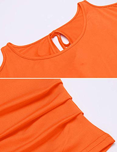 Miselon Women Cold Shoulder O-Neck Short Sleeve Loose Fit Summer Shirt Blouse Tops2