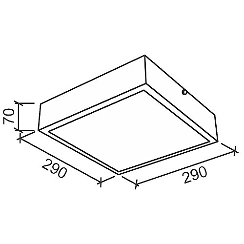 Plafon (290 mm) 3 x E27, Volare, 52401, Branco Fosco, 29 cm