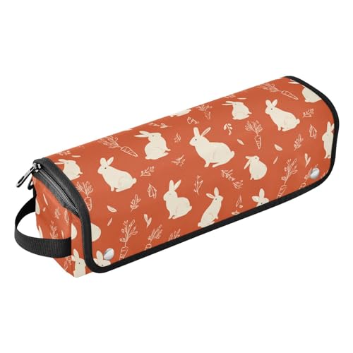 Bolsa organizadora para herramientas de cabello Yuiboo para planchas y rizadores, resistente al calor, portátil, tamaño 14.6 x 3.9 x 3.9 pulgadas miniatura 1