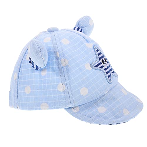 Didiseaon Boys and Girls Baseball Cap Sun Protective Hat for Toddlers Breathable Design for Outdoor Activities Summer Vacations and Beach Play Adorable Print Sky-Blue
