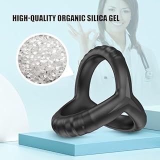 Anello a triangolo flessibile nero per anello ritardato da uomo