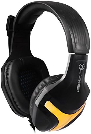 Marvo H8630 Stereo Gaming Headset with Microphone - Black/Gold